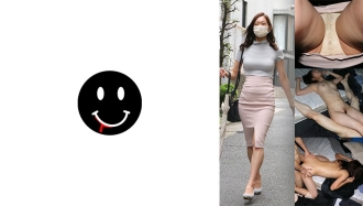 苗条的腹肌女人