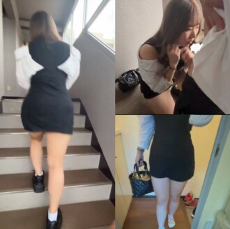 我抓住了一个正在逃避债务的色情女孩，所以我把她带到了一个空房子里，并和我的后辈们一起玩耍。